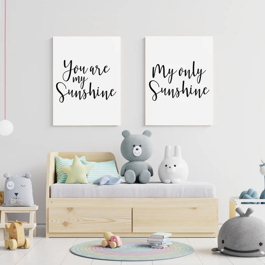 Set of 2 Nursery Wall Decor