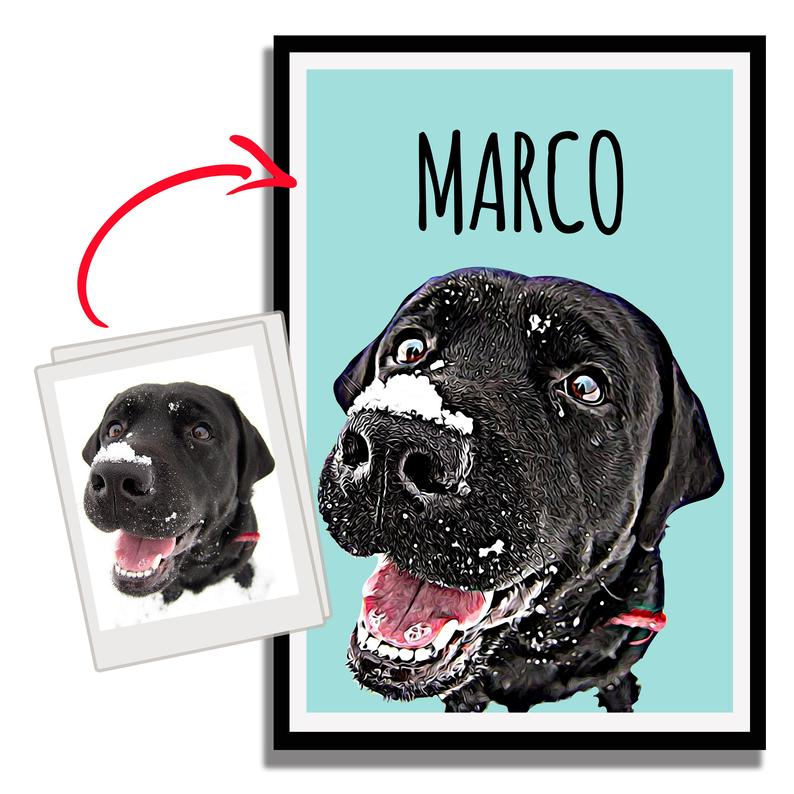 Funny Personalized Pet Portrait