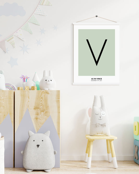 Baby Name Poster as Baby Shower Gifts