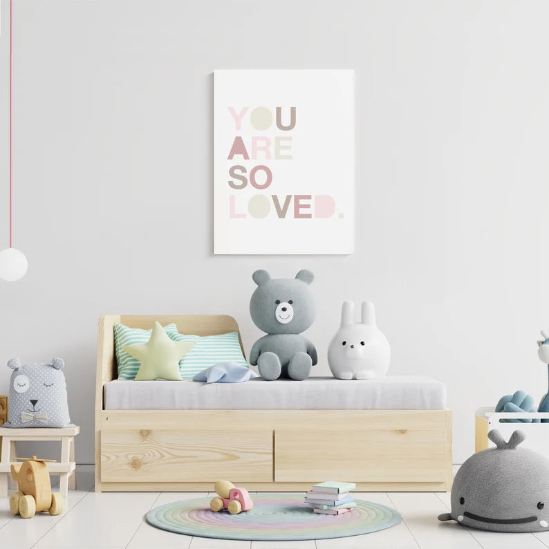 Colorful You Are So Loved Poster