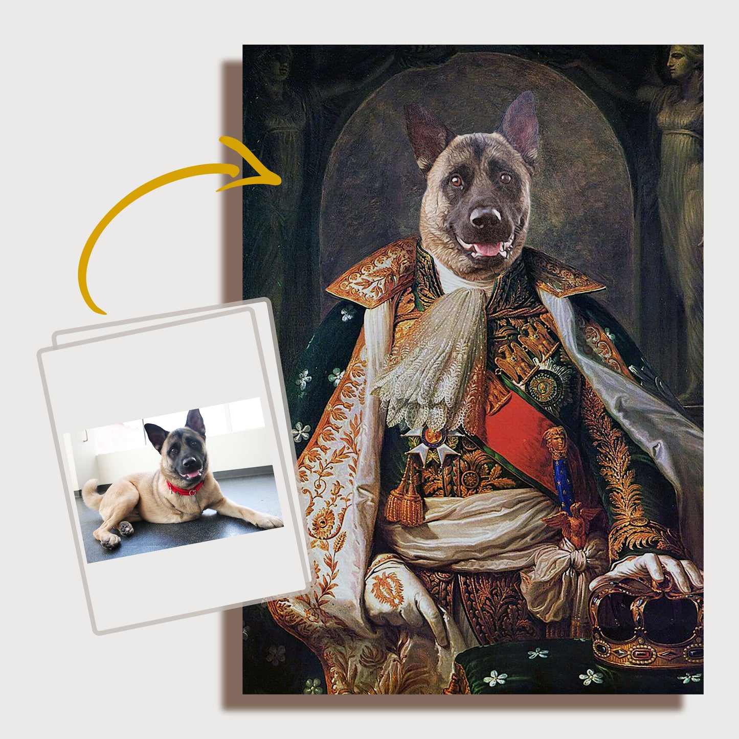 Funny Royalty Pet Portrait