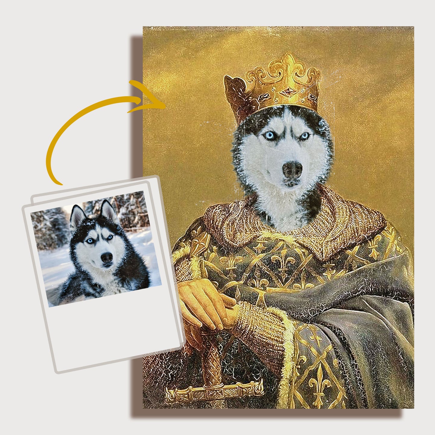 Dog King Pet Portrait