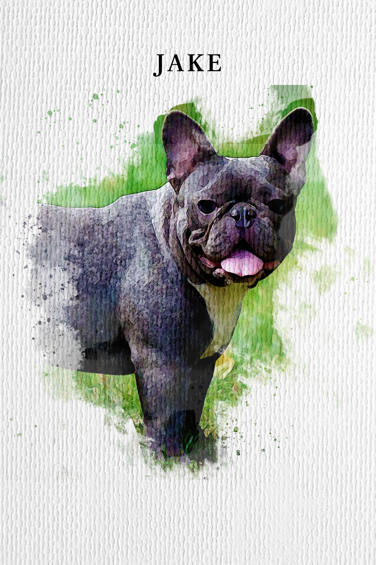 Custom Watercolor Pet Portrait