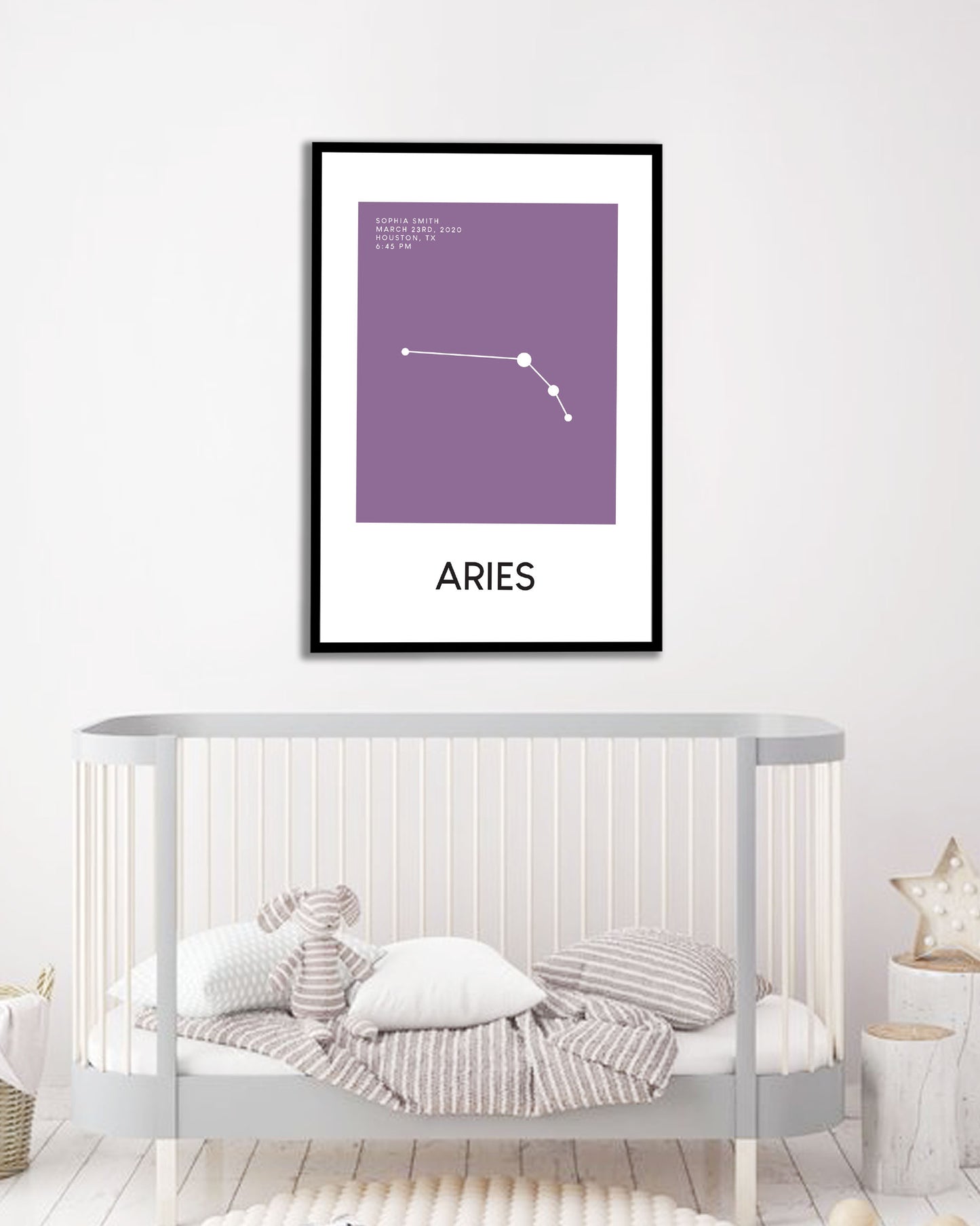 Nursery Zodiac Constellation Portrait