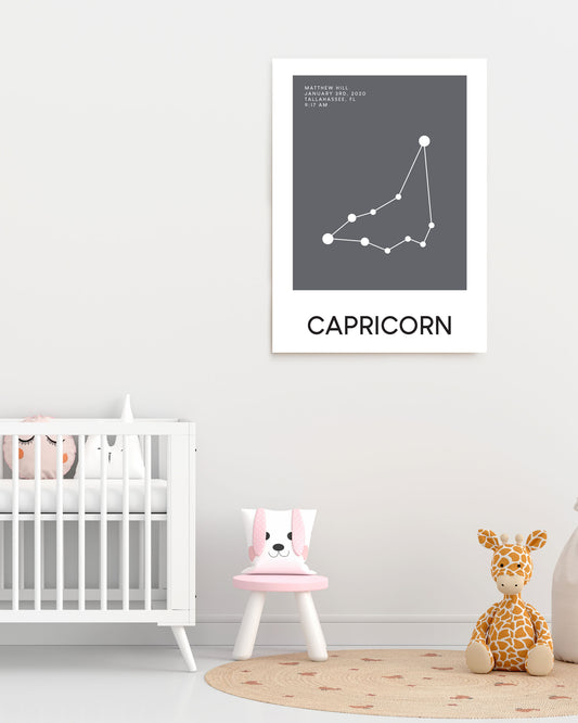 Zodiac Constellation Portrait for Newborns