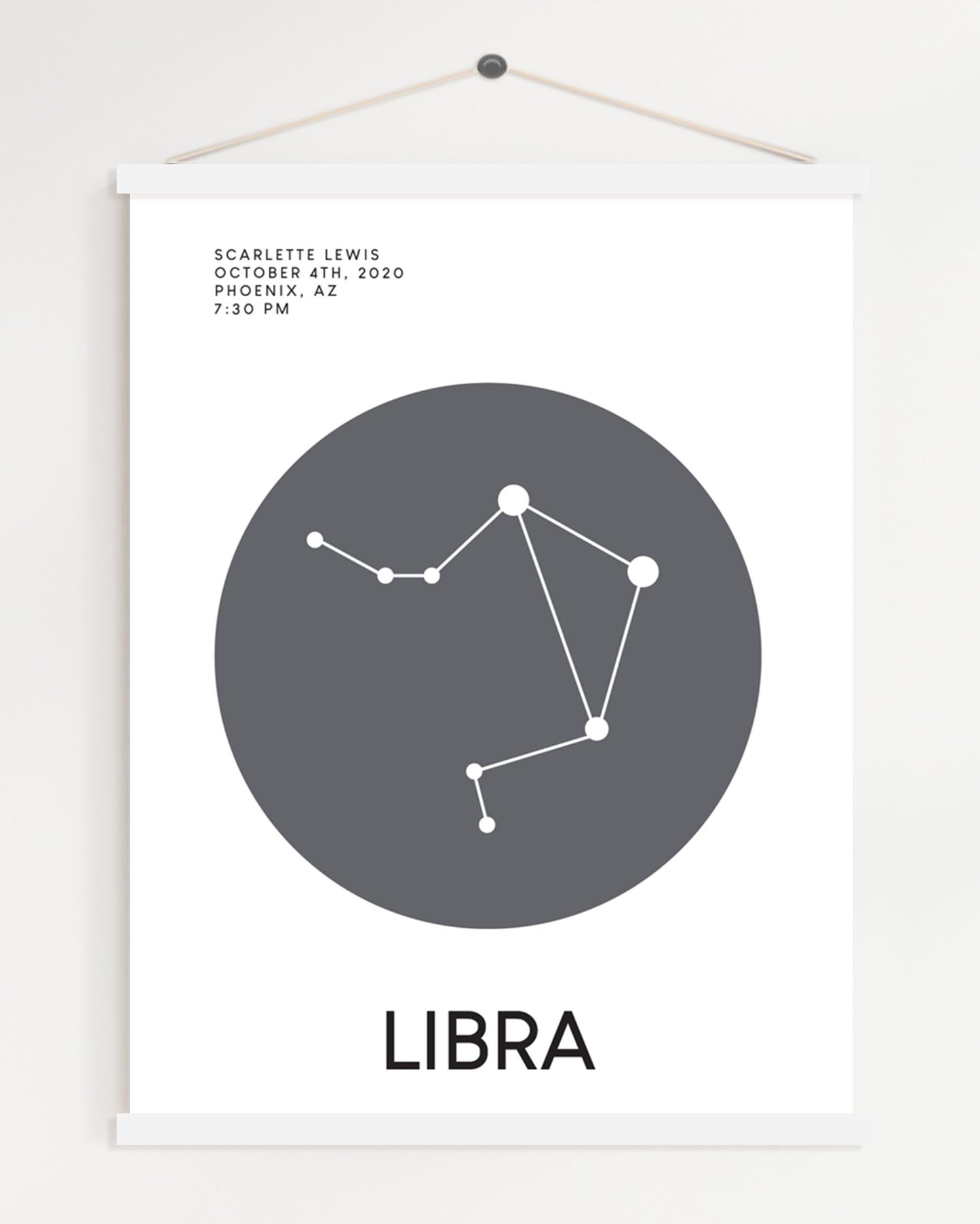 Baby Zodiac Sign Constellation Poster