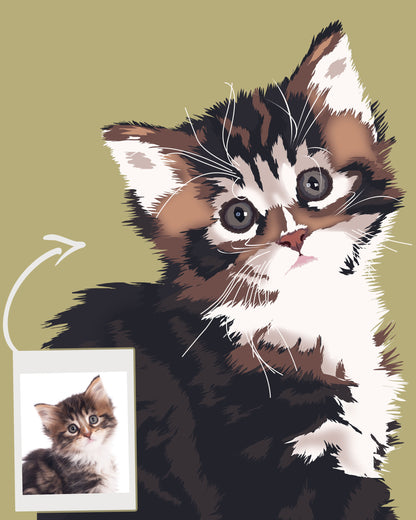 Minimalist Pet Portrait Gifts