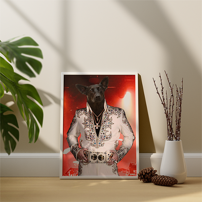 Elvis Presley Funny Pet Poster