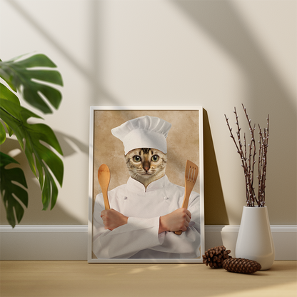 Pet Chef Funny Portrait