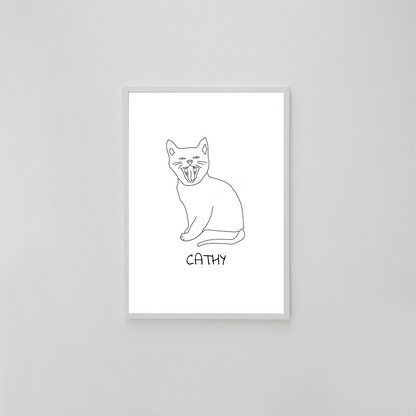 Custom Pet Portrait Drawing