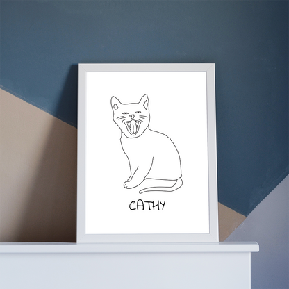 Custom Pet Portrait Drawing