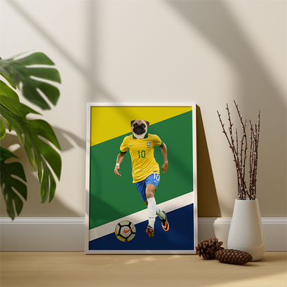 Pele Pet Athlete Poster