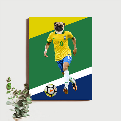 Pele Pet Athlete Poster