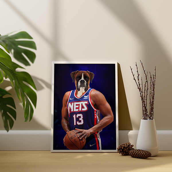 Basketball Pet Player Poster