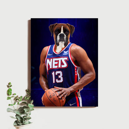 Basketball Pet Player Poster