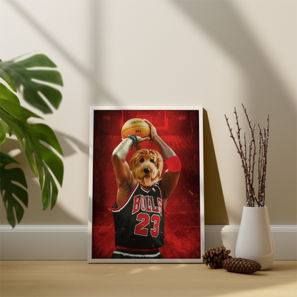 Basketball Pet Player Poster