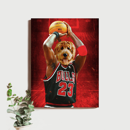 Basketball Pet Player Poster