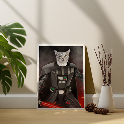 Darth Vader Pet Portrait