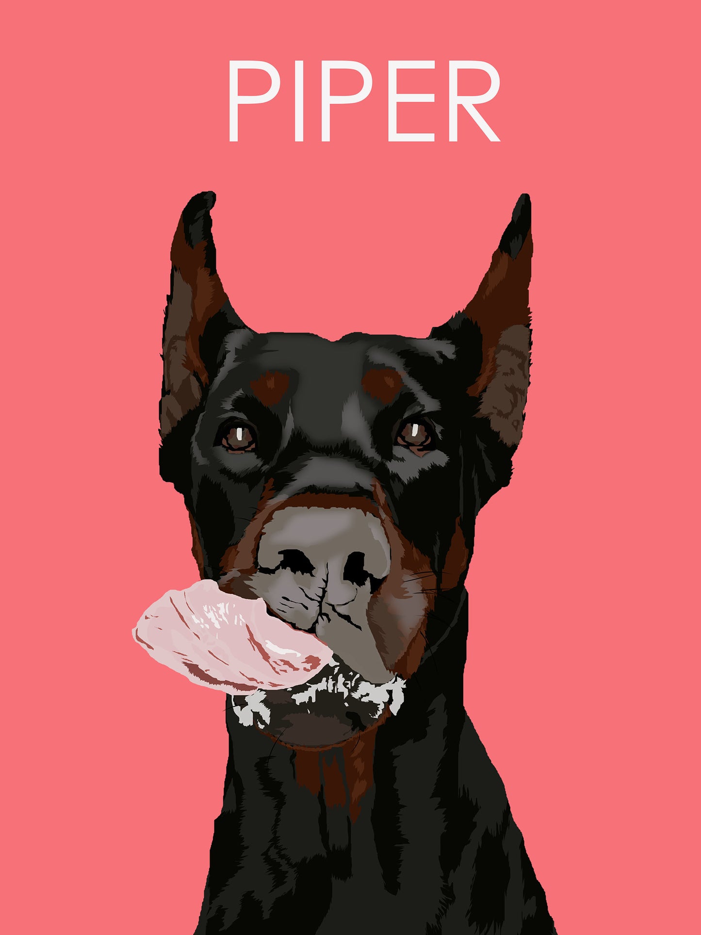 Customized Pet Portrait (Minimalist)