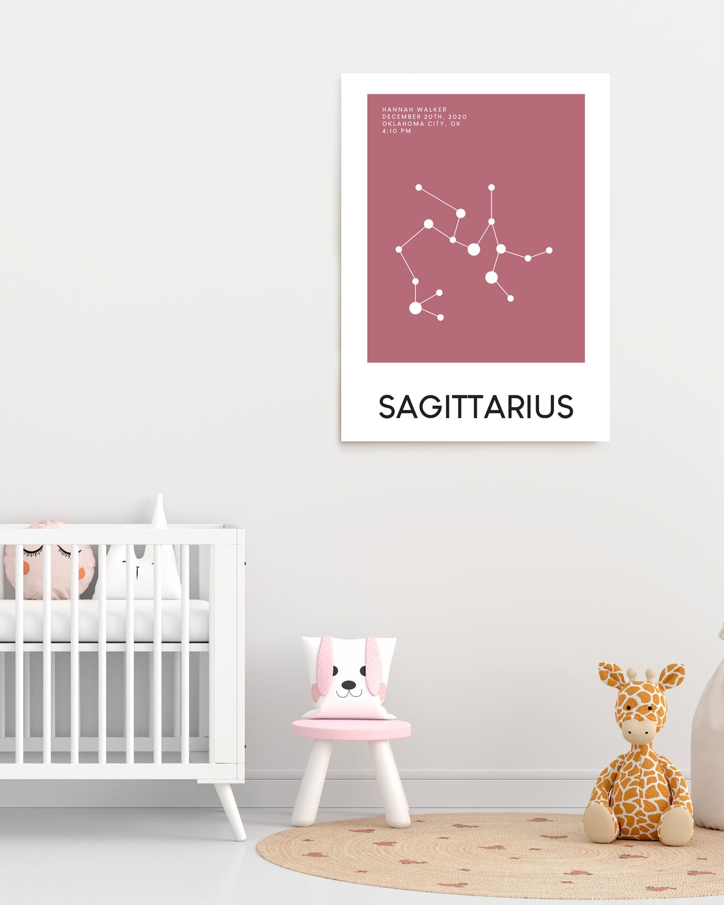 Cute Zodiac Sign Portrait for Baby