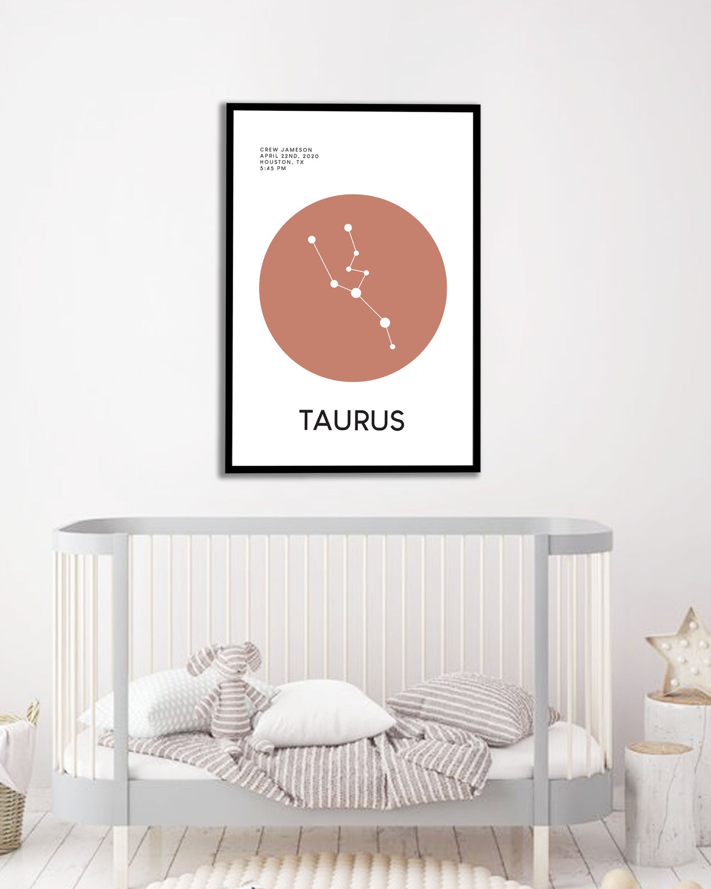 Zodiac Portrait as Baby Shower Gifts