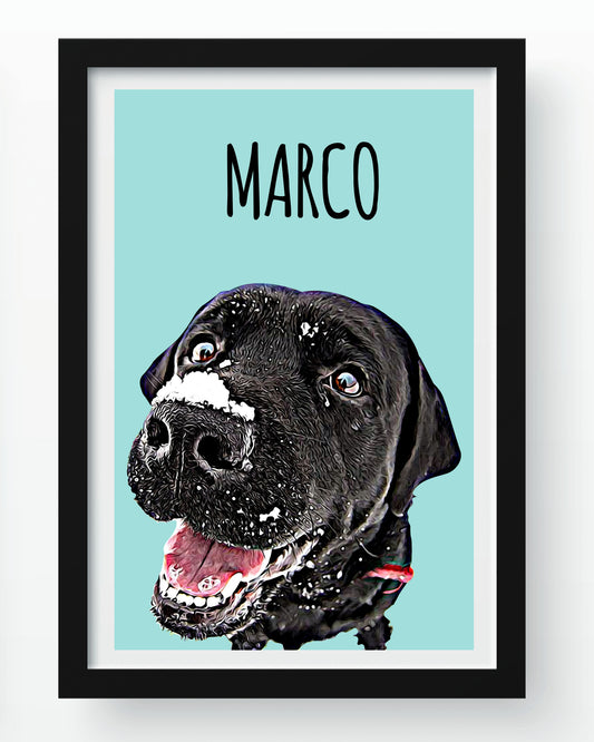 Funny Personalized Pet Portrait