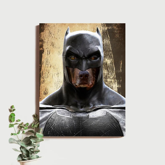 Pet Batman Portrait for Pet Lovers