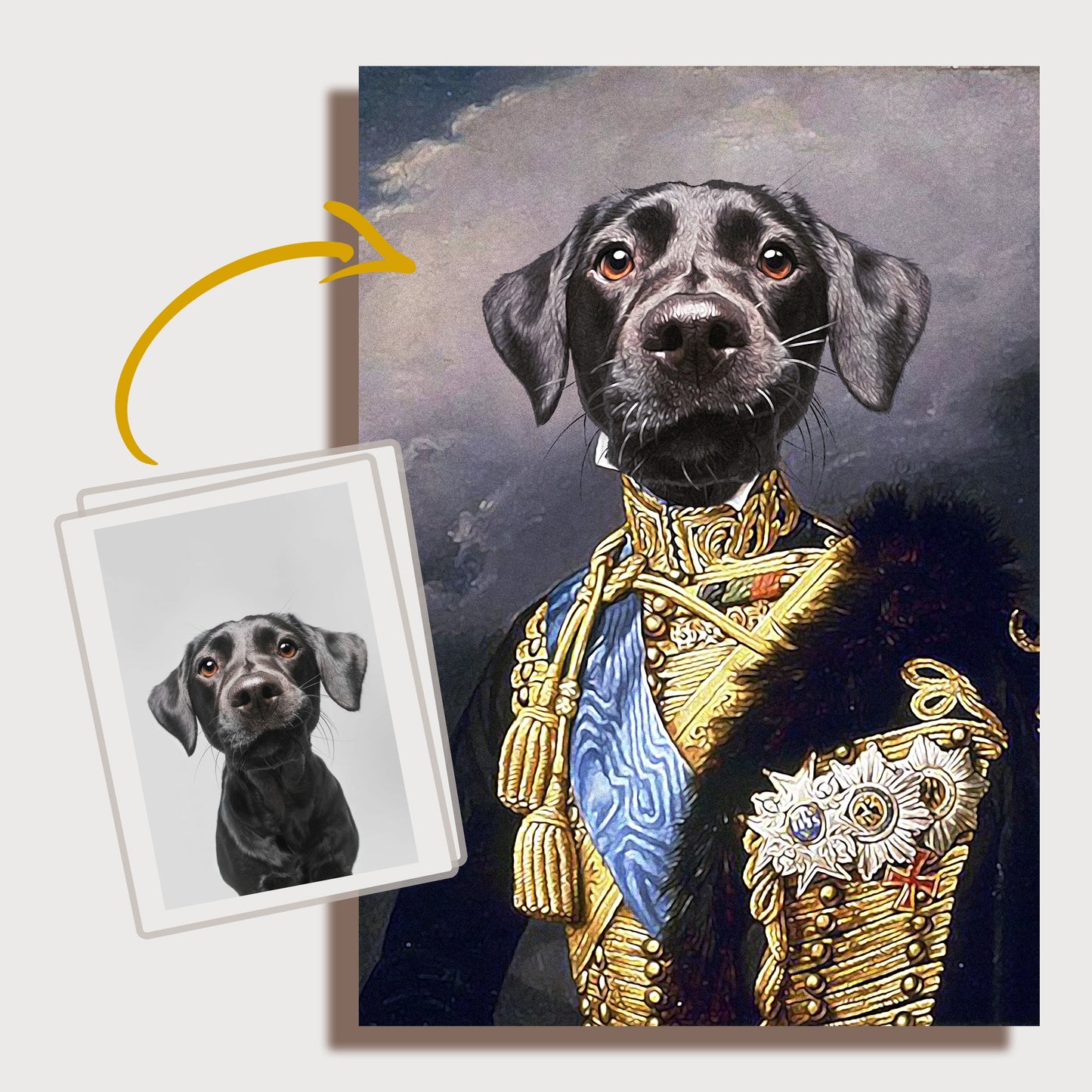 Dog Royalty Custom Pet Portrait