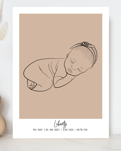 Customized Baby Portrait Gift