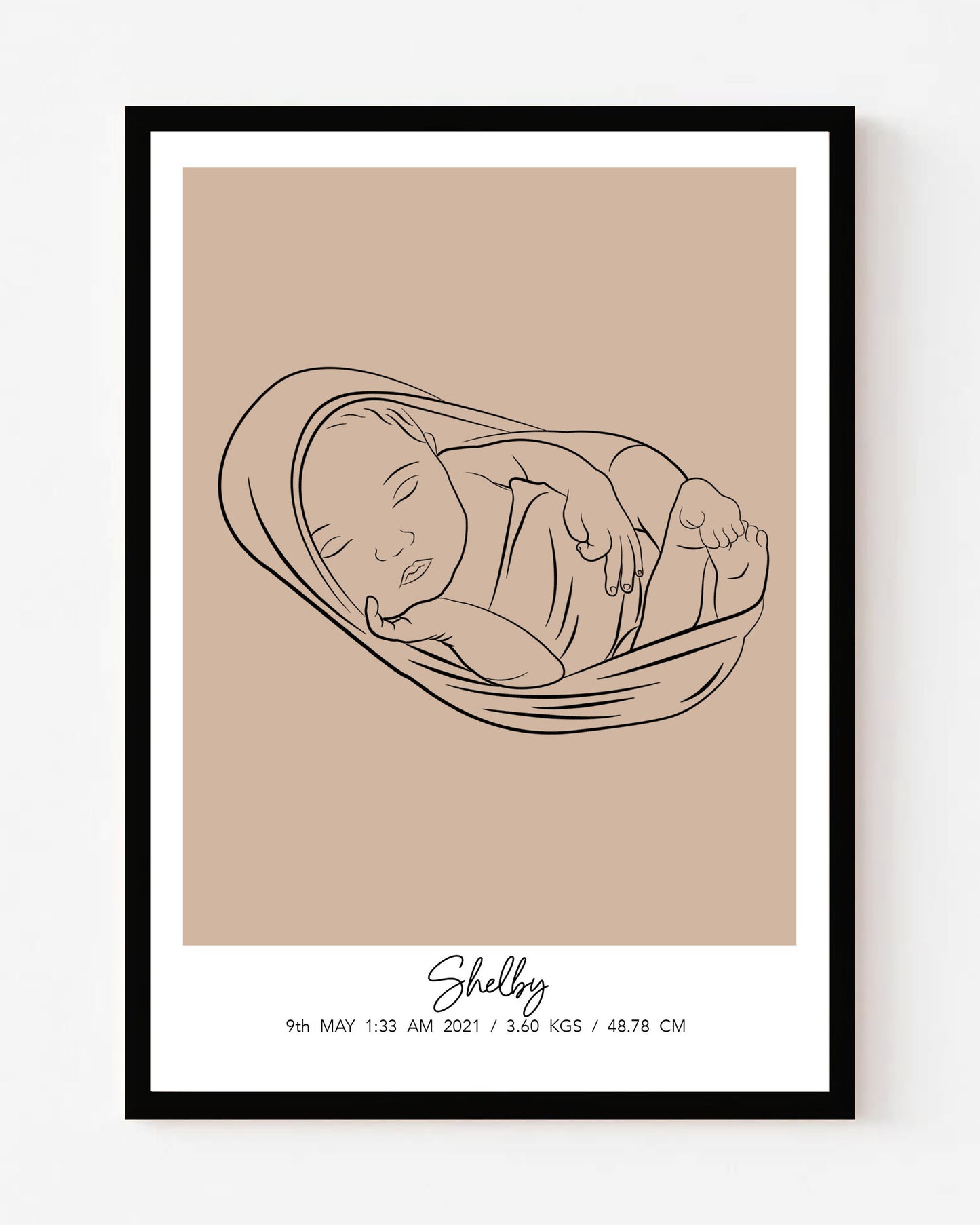 Customized Baby Portrait Gift