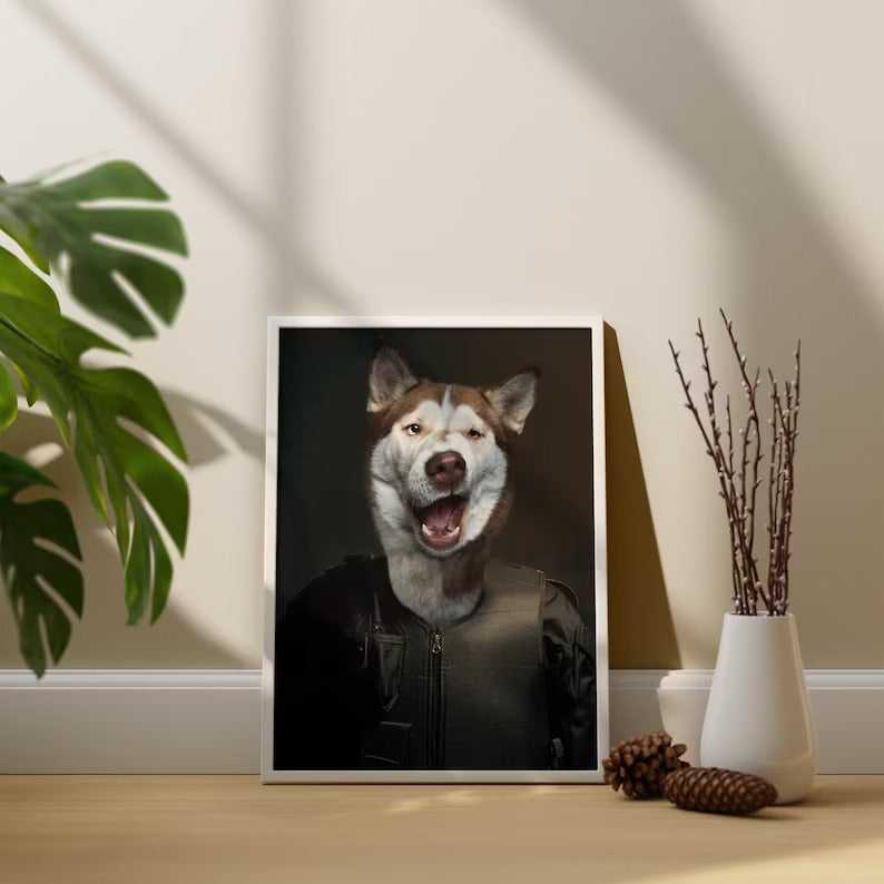 Dog Police Pet Portrait