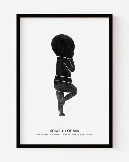 Ratio 1:1 Newborn Portrait