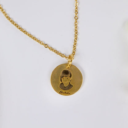 Custom Portrait Necklace