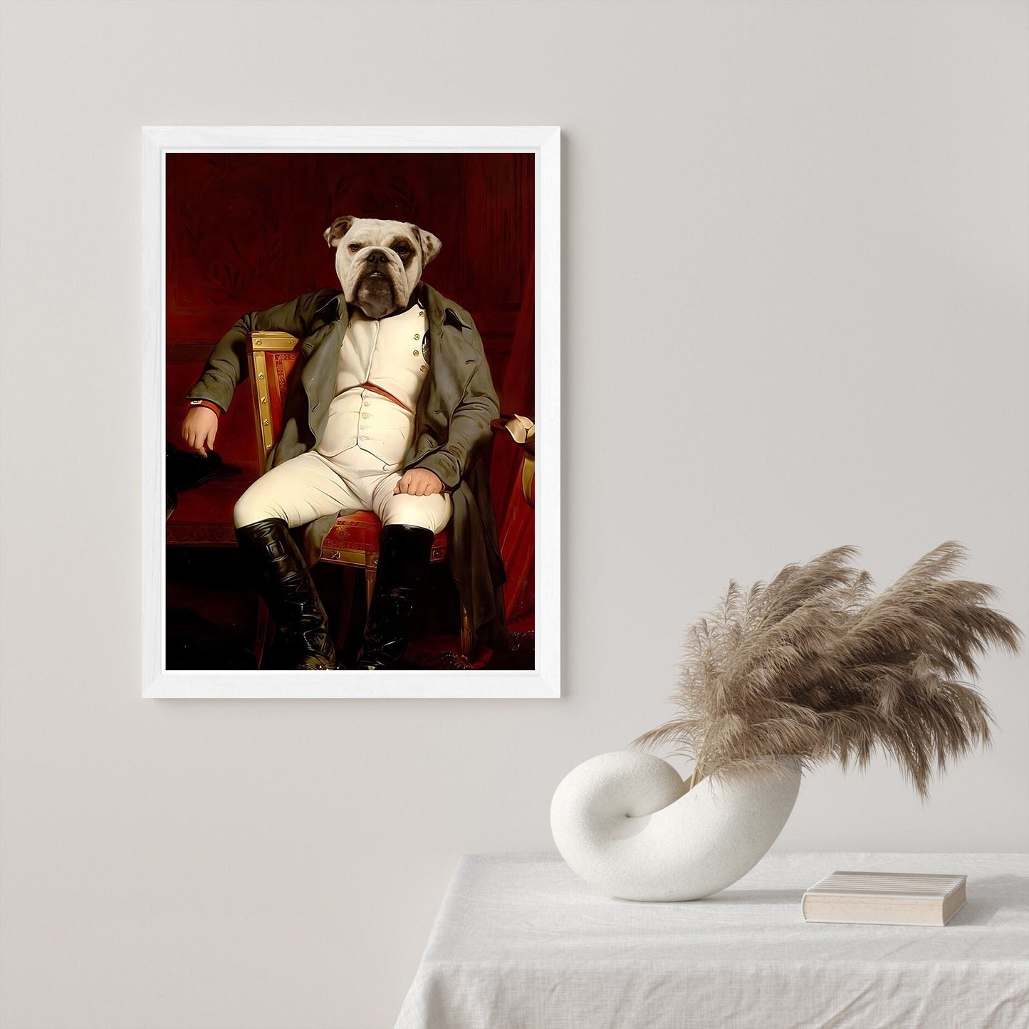 Funny Royal Pet Portrait Digital Print