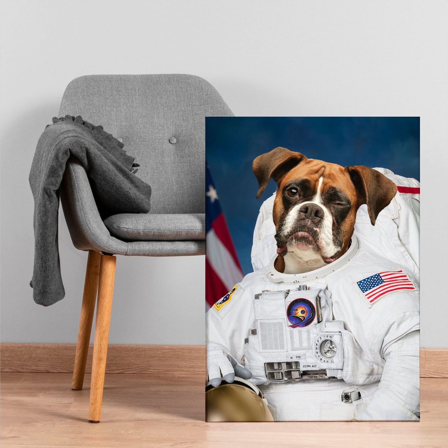 Astronaut Pet Portrait