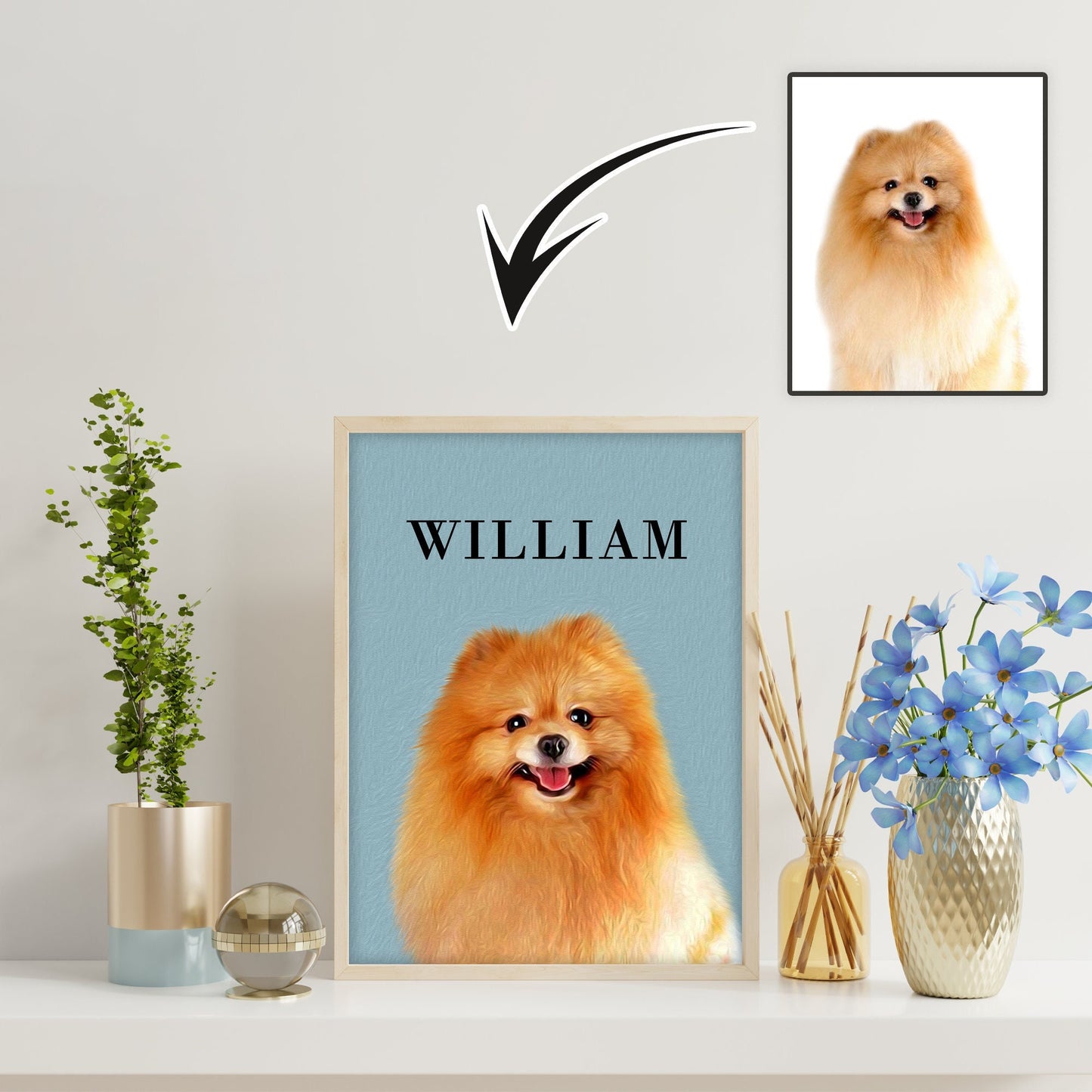 Custom Illustrated Pet Portraits