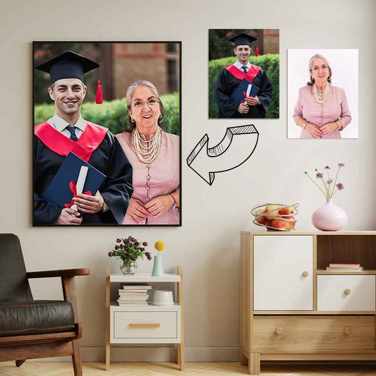 Add Deceased Loved One to Graduation Photo