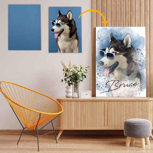 Cute Puppy Watercolor Painting Gifts