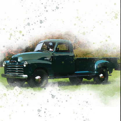 Watercolor Car Portrait