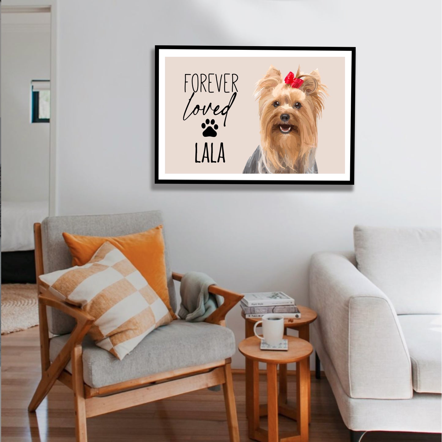 Forever Loved Memorial Pet Portrait