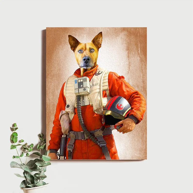 Poe Dameron Custom Pet Poster