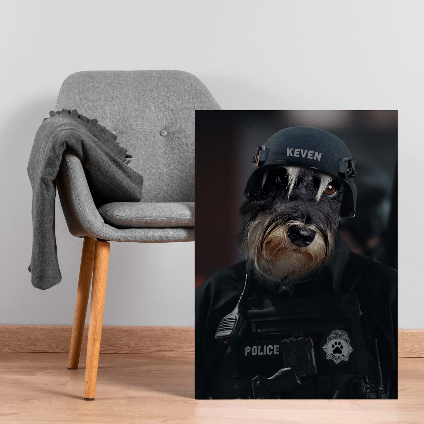 Police Pet Portrait