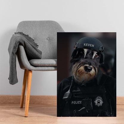 Police Pet Portrait