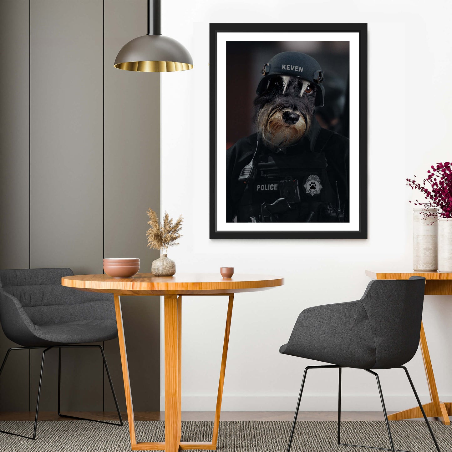 Police Pet Portrait