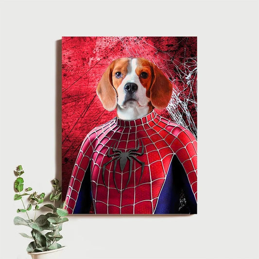 Superhero Costume Pet Poster