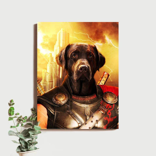 Personalized Thor Pet Portrait