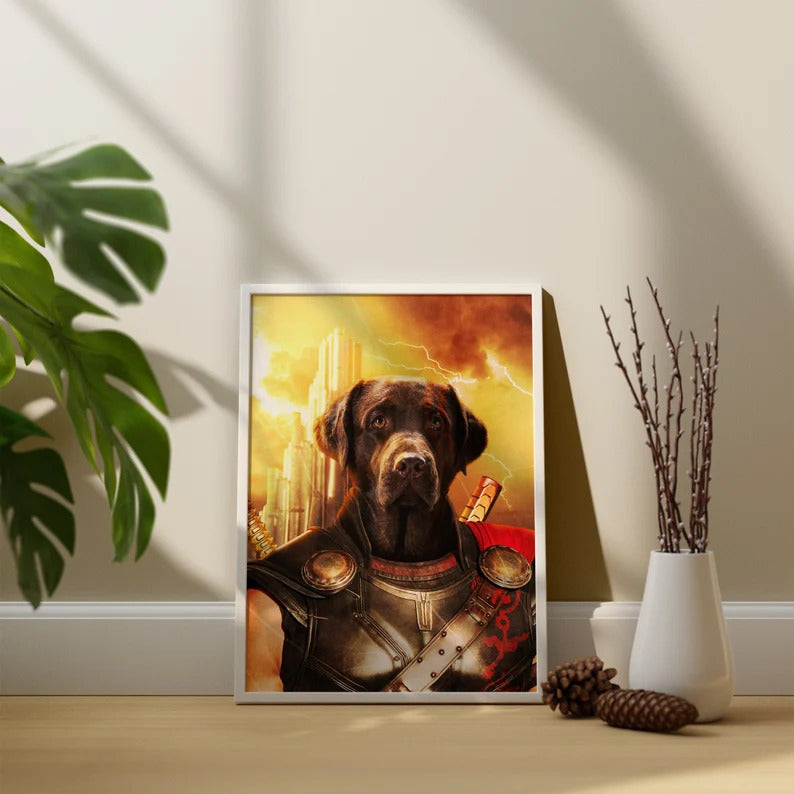 Personalized Thor Pet Portrait